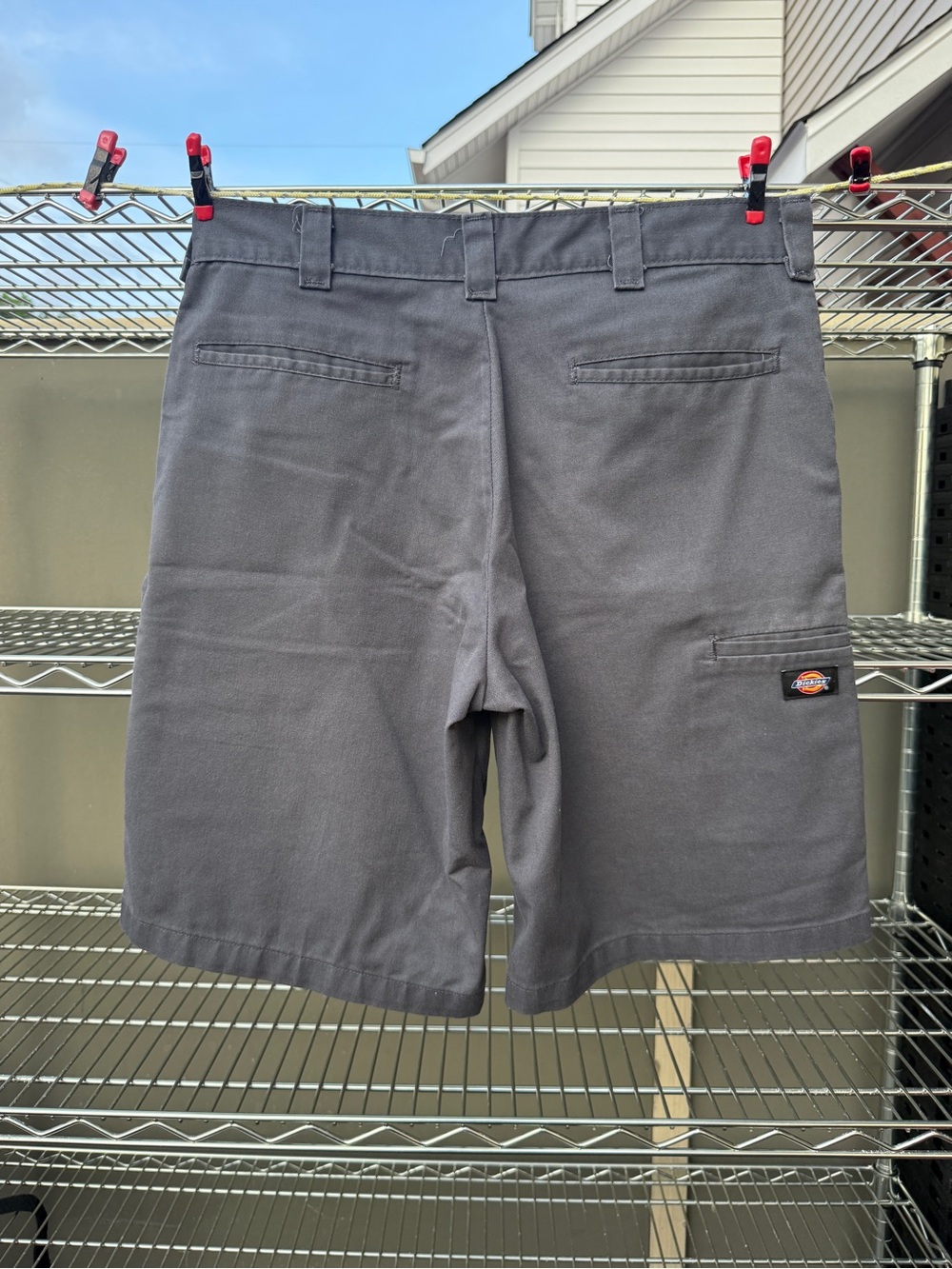 Dickies Men's Charcoal Gray Cargo Shorts